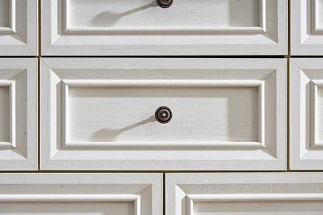Rustic Walnut 10-Drawer Wooden Storage Dresser - Sleep Galleria