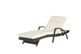 Set Of 2 Outdoor Adjustable Wicker Reclining Lounge Chairs - Sleep Galleria