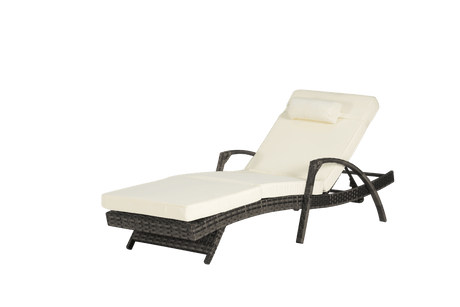 Set Of 2 Outdoor Adjustable Wicker Reclining Lounge Chairs - Serenova - Sleep Galleria