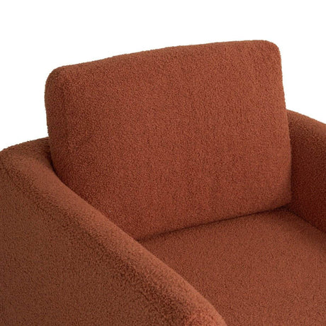 Set of 2 Teddy Sherpa Boucle Swivel Accent Chairs - Sleep Galleria
