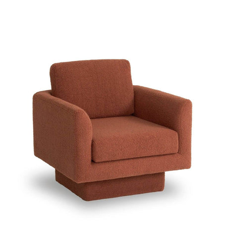Set of 2 Teddy Sherpa Boucle Swivel Accent Chairs - Sleep Galleria
