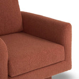 Set of 2 Teddy Sherpa Boucle Swivel Accent Chairs - Sleep Galleria
