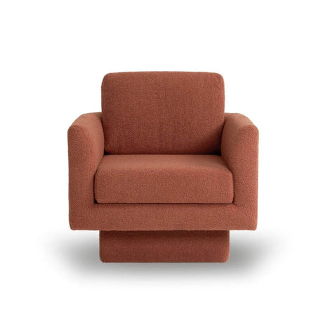 Set of 2 Teddy Sherpa Boucle Swivel Accent Chairs - Sleep Galleria