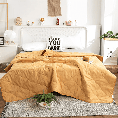 Silky Cooling Lightweight Summer Polyester Blanket - Sleep Galleria