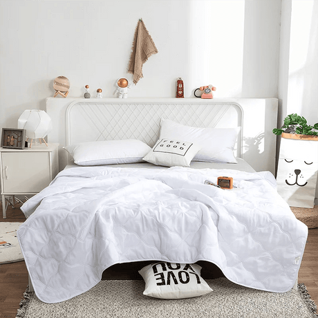 Silky Cooling Lightweight Summer Polyester Blanket - Sleep Galleria