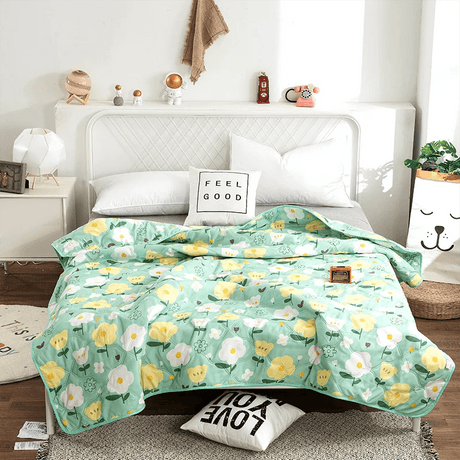 Silky Cooling Lightweight Summer Polyester Blanket - Sleep Galleria