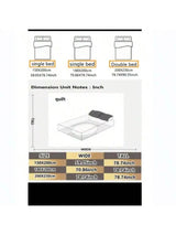 Summer Washed Quilted Polyester Cotton Blanket - Serenova - Sleep Galleria