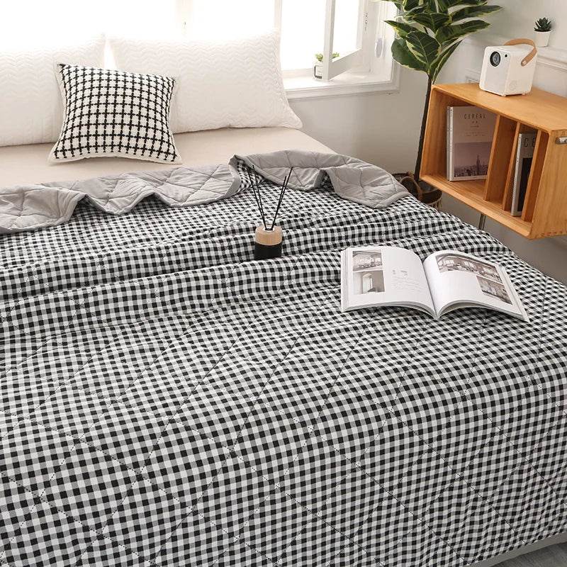 Summer Washed Quilted Polyester Cotton Blanket - Serenova - Sleep Galleria