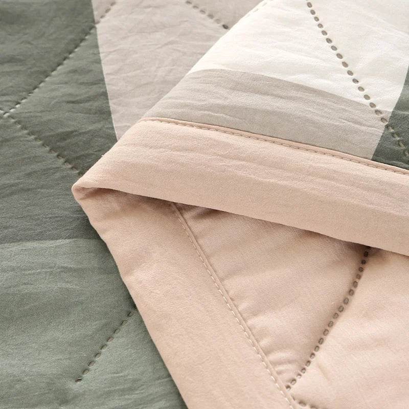 Summer Washed Quilted Polyester Cotton Blanket - Serenova - Sleep Galleria