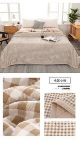 Summer Washed Quilted Polyester Cotton Blanket - Serenova - Sleep Galleria