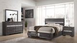 Traditional 4-Piece Wood Storage Bedroom Furniture Set - Sleep Galleria