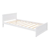 Twin Solid Wood Loft Bed With Desk Wardrobe - Sleep Galleria