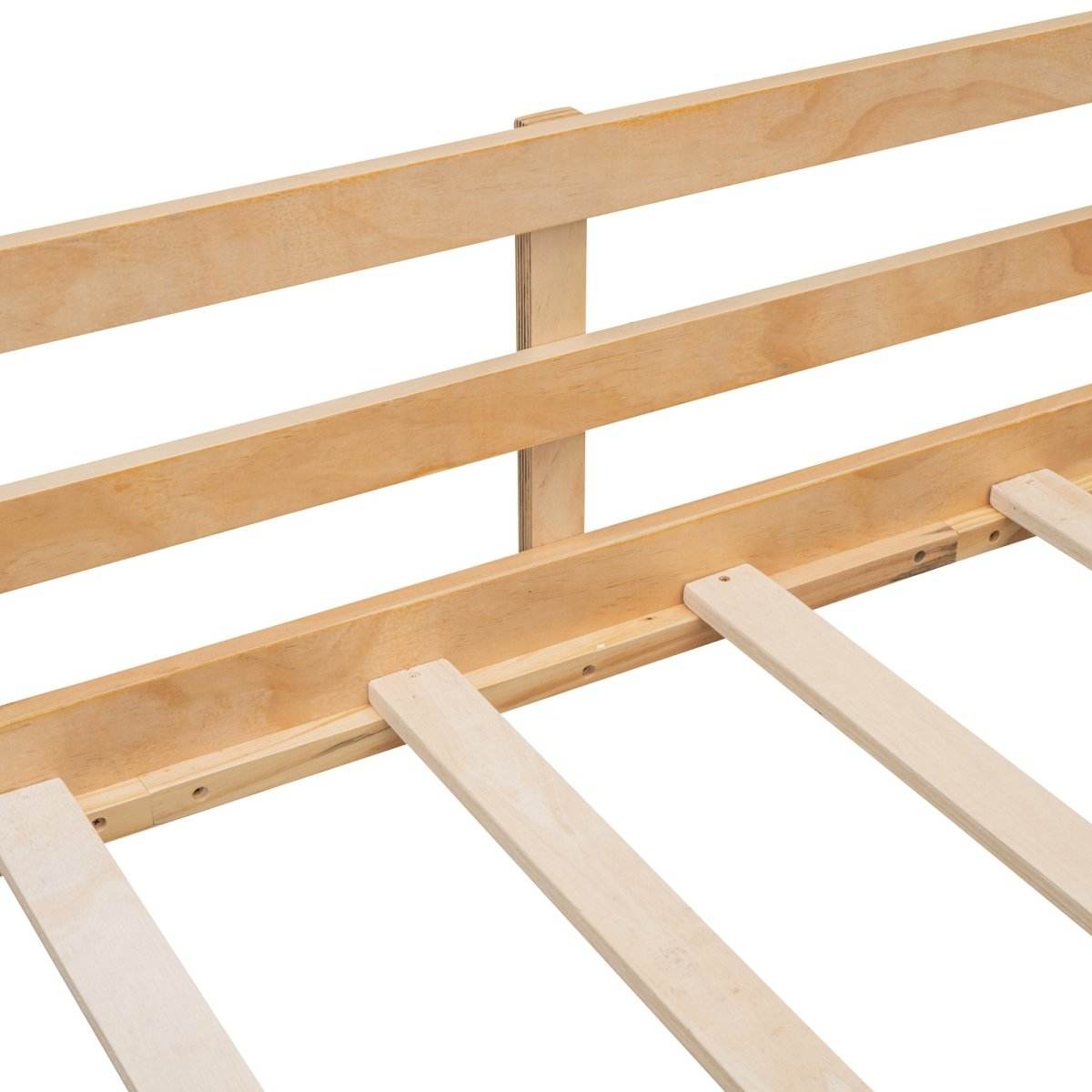 Twin Solid Wood Loft Bed With Storage Boxes - Sleep Galleria