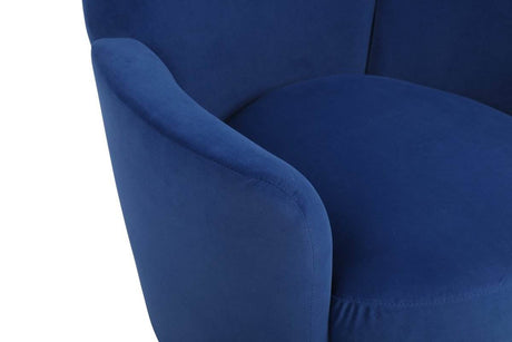 Velvet Swivel Barrel Accent Chair With Iron Base - Sleep Galleria