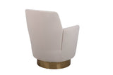 Velvet Swivel Barrel Accent Chair With Iron Base - Sleep Galleria