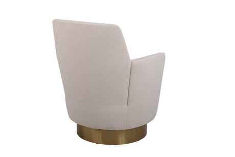 Velvet Swivel Barrel Accent Chair With Iron Base - Sleep Galleria