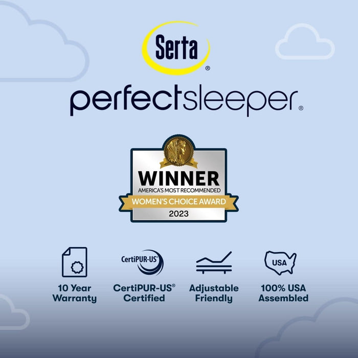 Serta Mattresses Serta Perfect Sleeper Dazzling Night 12" Hybrid Medium Mattress