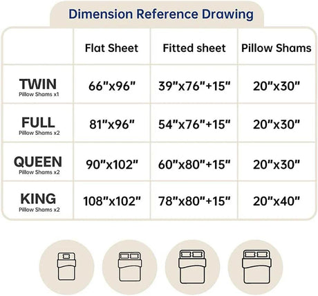 3 - Piece 100% Cotton Soft Sheet Set - Simple&Opulence - Sleep Galleria