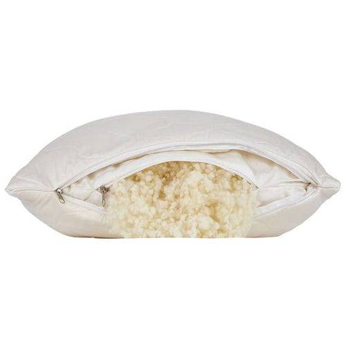 Sleep & Beyond Pillow myDual Side Pillow, 100% natural, adjustable and washable side wool pillow