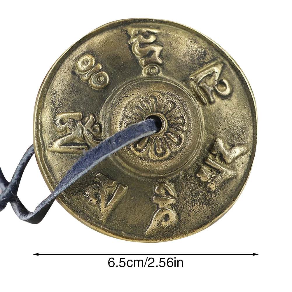 1 Pair Yoga Cymbals Brass Cymbal Bell Chimes Tibetan Buddhist Style Tingsha Meditation Yoga Accessory Instrument Cymbals Yoga - Sleep Galleria - Sleep Galleria
