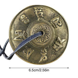 1 Pair Yoga Cymbals Brass Cymbal Bell Chimes Tibetan Buddhist Style Tingsha Meditation Yoga Accessory Instrument Cymbals Yoga - Sleep Galleria - Sleep Galleria