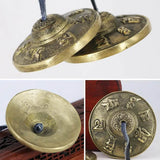 1 Pair Yoga Cymbals Brass Cymbal Bell Chimes Tibetan Buddhist Style Tingsha Meditation Yoga Accessory Instrument Cymbals Yoga - Sleep Galleria - Sleep Galleria