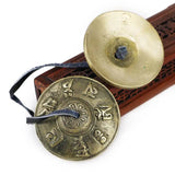 1 Pair Yoga Cymbals Brass Cymbal Bell Chimes Tibetan Buddhist Style Tingsha Meditation Yoga Accessory Instrument Cymbals Yoga - Sleep Galleria - Sleep Galleria