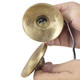 1 Pair Yoga Cymbals Brass Cymbal Bell Chimes Tibetan Buddhist Style Tingsha Meditation Yoga Accessory Instrument Cymbals Yoga - Sleep Galleria - Sleep Galleria