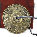 1 Pair Yoga Cymbals Brass Cymbal Bell Chimes Tibetan Buddhist Style Tingsha Meditation Yoga Accessory Instrument Cymbals Yoga - Sleep Galleria - Sleep Galleria