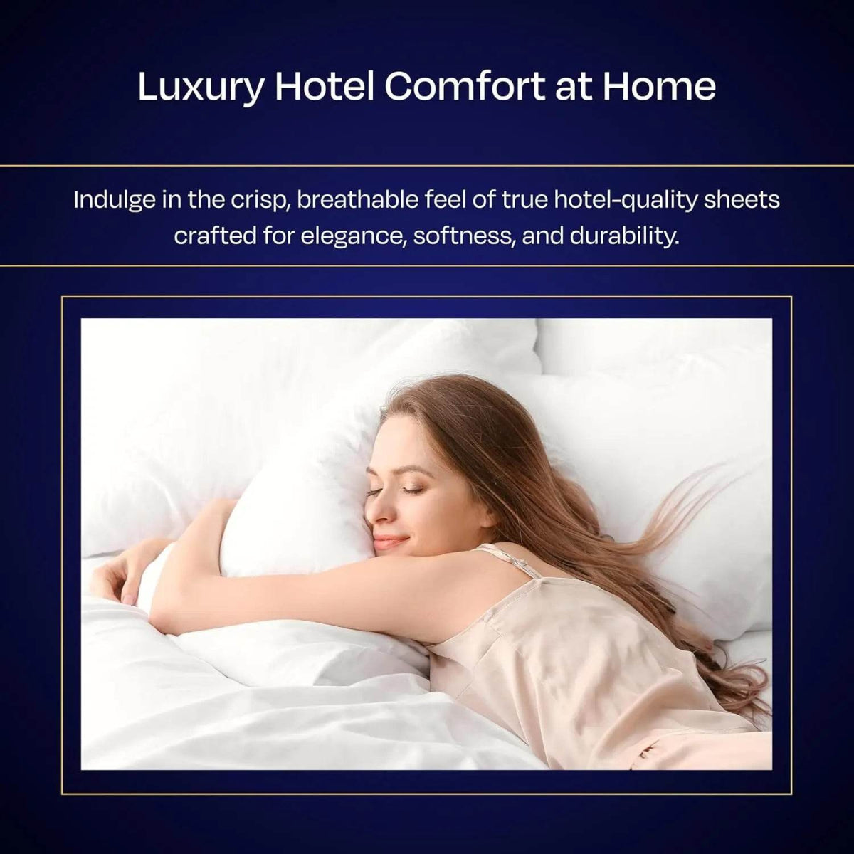 1000 Thread Count King Size Sheet Set - 100% Cotton Sheets with Deep Pockets, Softer Than Egyptian Cotton - White - Sleep Galleria - Sleep Galleria