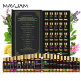 20pcs Kits Gift Box Essential Oil for Diffuser Pure Natural Plant Extract Frankincense Vanilla Lemon Mint Jasmine Tea Tree Oil - Sleep Galleria - Sleep Galleria