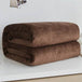 230GSM Coral Fleece Flannel Blankets For Beds Solid Blue Pink Soft Warm Thin Bedspread Sofa Cover Faux Fur Plaid Blanket - Sleep Galleria - Sleep Galleria