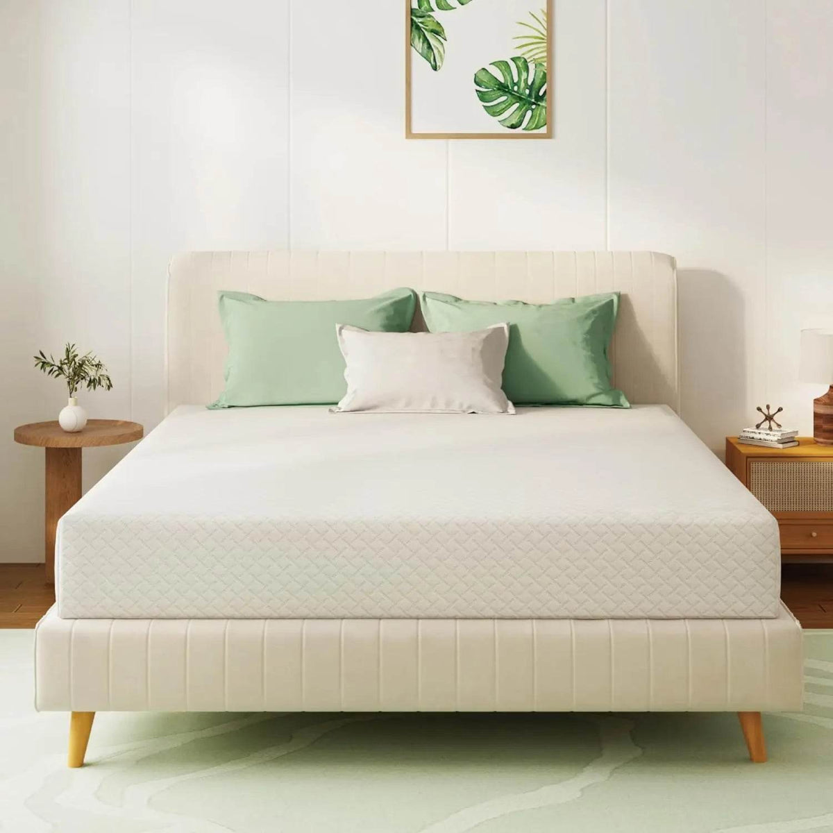 5/6/8/10/12 Inch Mattress, Copper Gel Cooling Memory Foam Mattress for Back Pain Relief,Therapeutic Double Matress Bed - Sleep Galleria