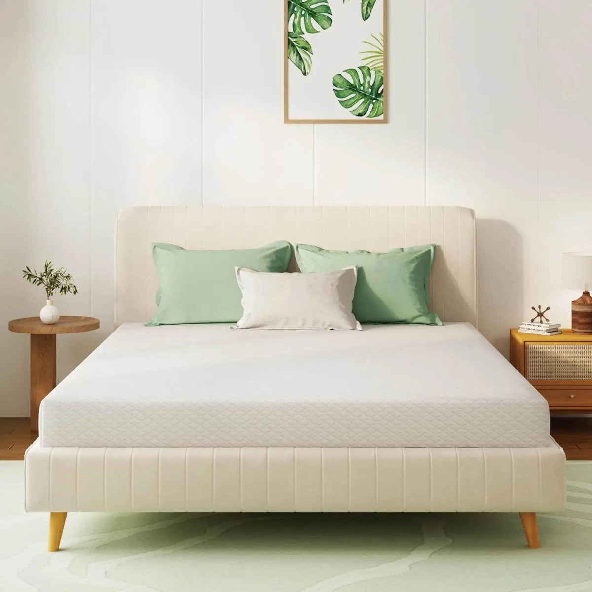 5/6/8/10/12 Inch Mattress, Copper Gel Cooling Memory Foam Mattress for Back Pain Relief,Therapeutic Double Matress Bed - Sleep Galleria