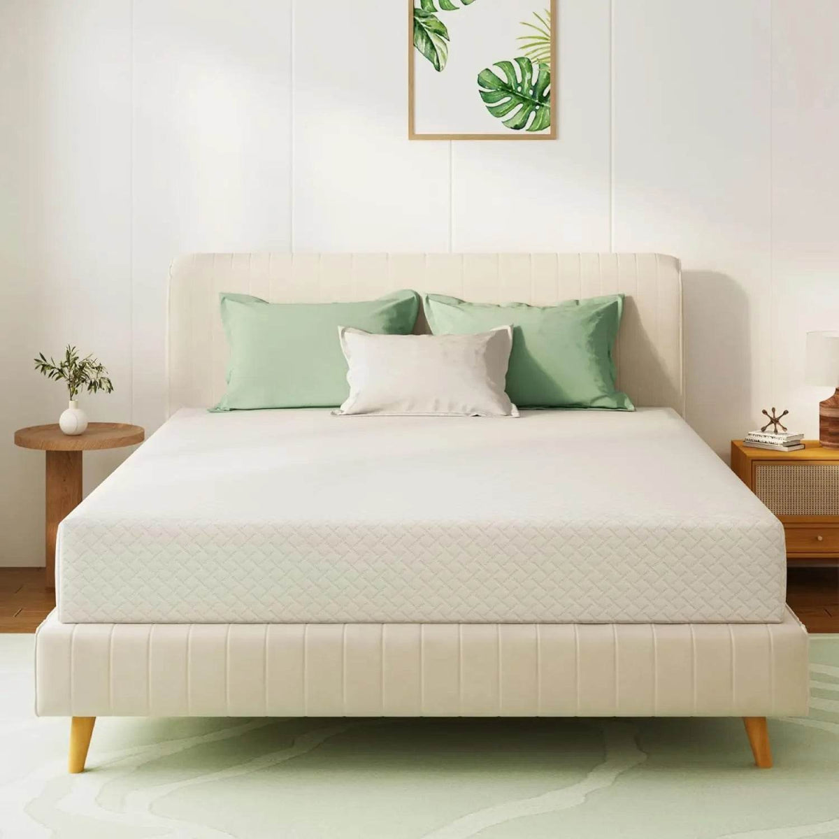5/6/8/10/12 Inch Mattress, Copper Gel Cooling Memory Foam Mattress for Back Pain Relief,Therapeutic Double Matress Bed - Sleep Galleria