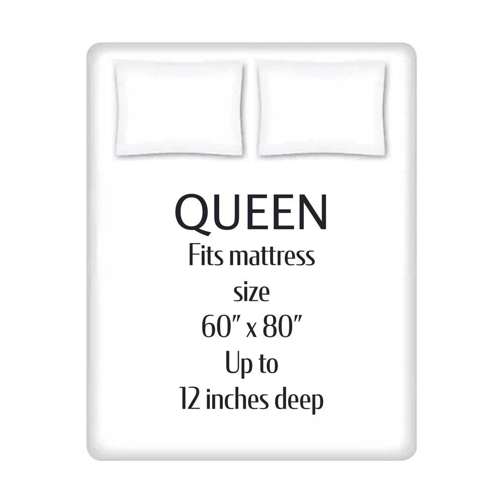 7 Piece Reversible Bed in a Bag Comforter Set with Sheets Soft Polyester Queen Bedding Set Machine Washable Storage Bag - Sleep Galleria - Sleep Galleria