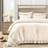 Bedding Set, 7 Pieces King Comforter Set in Green Ruffle, Shabby Chic Bed in A Bag with Premium Brushed Microfiber, Bedding - Sleep Galleria - Sleep Galleria