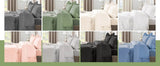 Bedding Set, 7 Pieces King Comforter Set in Green Ruffle, Shabby Chic Bed in A Bag with Premium Brushed Microfiber, Bedding - Sleep Galleria - Sleep Galleria