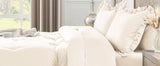 Bedding Set, 7 Pieces King Comforter Set in Green Ruffle, Shabby Chic Bed in A Bag with Premium Brushed Microfiber, Bedding - Sleep Galleria - Sleep Galleria