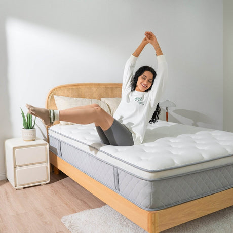 Medium 10-Inch Hybrid Gel-Infused Cooling Memory Foam Mattress - Sleep Galleria
