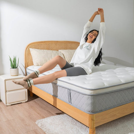 Medium 10-Inch Hybrid Gel-Infused Cooling Memory Foam Mattress - Sleep Galleria