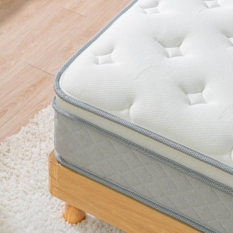 Medium 10-Inch Hybrid Gel-Infused Cooling Memory Foam Mattress - Sleep Galleria