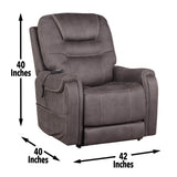 Brisbane Power Lift Chair w/ 3 heat zones - Sleep Galleria - Sleep Galleria