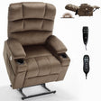 Brown Dual Motor Infinite Position Up to 350 LBS - Sleep Galleria - Sleep Galleria