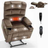 Brown Dual Motor Infinite Position Up to 350 LBS - Sleep Galleria - Sleep Galleria