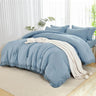 Comforter Set King Size, with Sheets 7 Pieces Boho Tassel Bed in a Bag Soft Lightweight Bedding Sets, All Season Fringe Bed Set - Sleep Galleria - Sleep Galleria