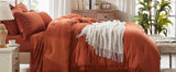 Comforter Set King Size, with Sheets 7 Pieces Boho Tassel Bed in a Bag Soft Lightweight Bedding Sets, All Season Fringe Bed Set - Sleep Galleria - Sleep Galleria