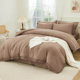 Comforter Set King Size, with Sheets 7 Pieces Boho Tassel Bed in a Bag Soft Lightweight Bedding Sets, All Season Fringe Bed Set - Sleep Galleria - Sleep Galleria