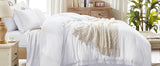 Comforter Set King Size, with Sheets 7 Pieces Boho Tassel Bed in a Bag Soft Lightweight Bedding Sets, All Season Fringe Bed Set - Sleep Galleria - Sleep Galleria