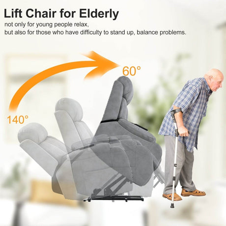 Electric Power Lift Recliner Chair - Sleep Galleria - Sleep Galleria